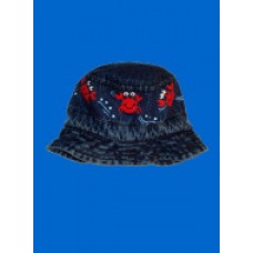 Happy Crab Denim Hat